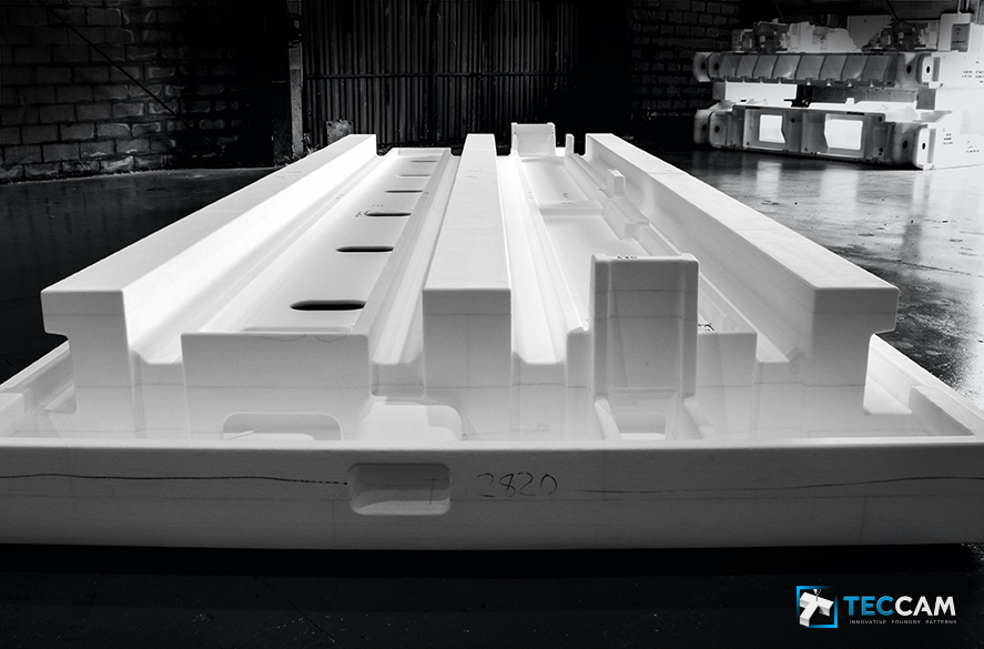 Modello di polistirolo per bancale